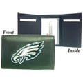 Caseys Philadelphia Eagles Wallet Trifold Leather Embroidered 2499424521
